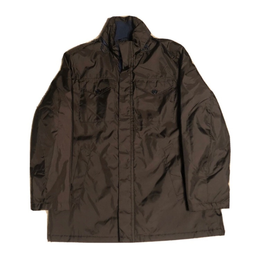 Nautica Brown Military Field Jacket